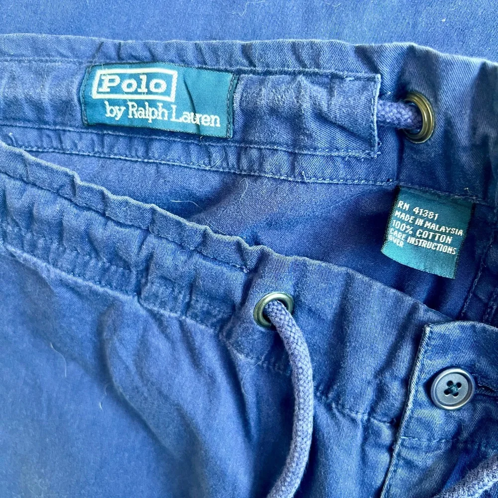 Ralph Lauren Indigo Navy Blue Nautical Beach Pants - Picture 3 of 5